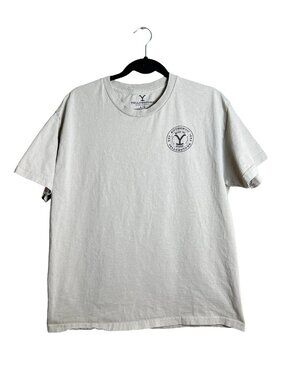 Official‎ Yellowstone Dutton Ranch Graphic T-Shirt Tan Large